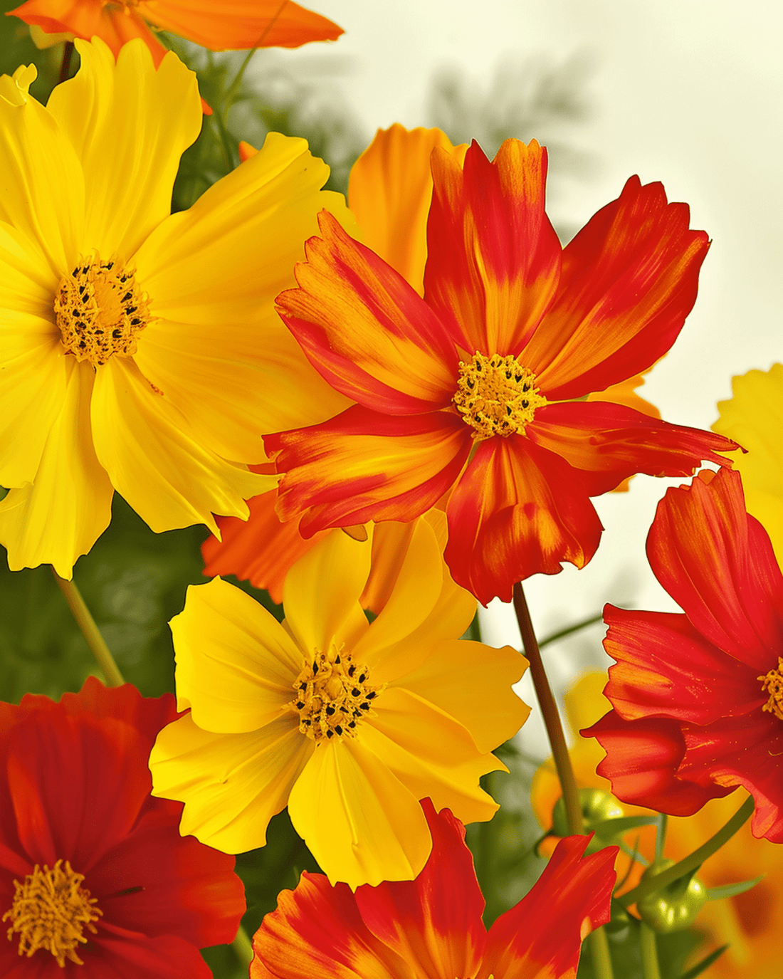 Cosmos (Cosmos bipinnatus) siemenestä kasvatettuna – helppo kukka aloittelijoille