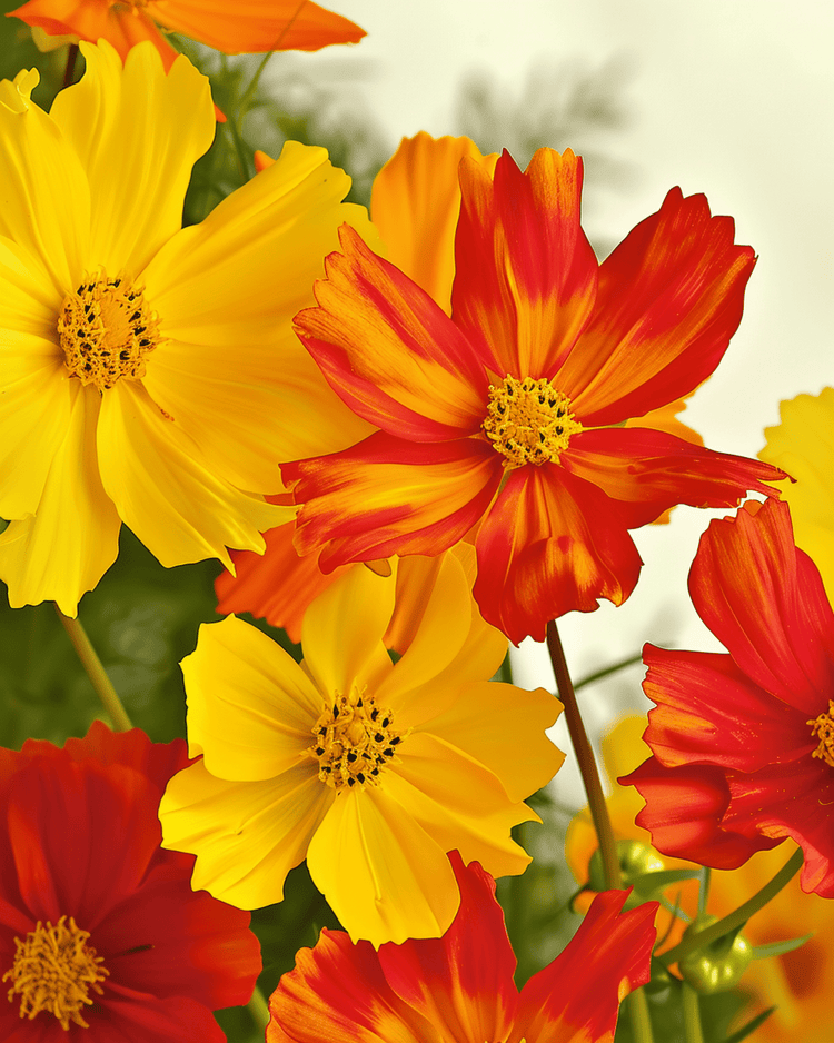 Cosmos (Cosmos bipinnatus) siemenestä kasvatettuna – helppo kukka aloittelijoille