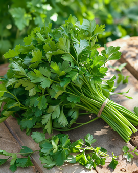 Persilja Gigante D'italia siemenet luomu Petroselinum crispum kaksivuotinen