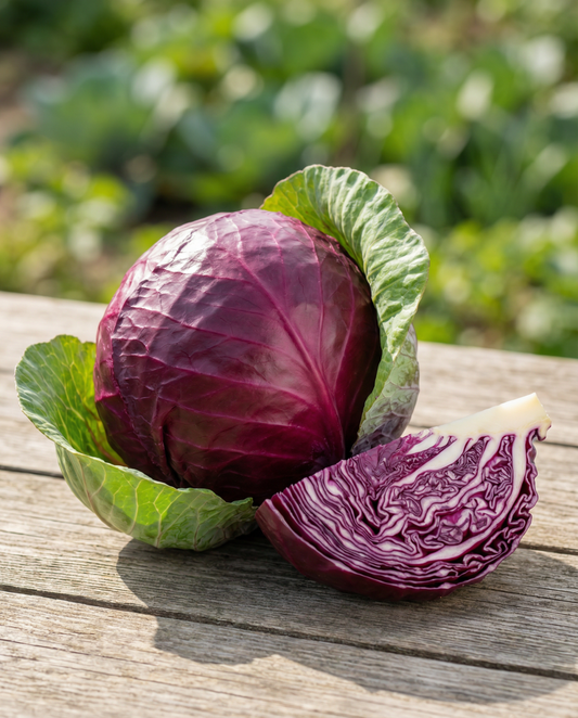 Red Cabbage Klimaro F1 (Brassica oleracea) – luomulaatuiset yksivuotiset vihannessiemenet, SeedsChoice