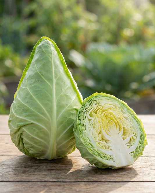 Hispi Cabbage Caraflex F1 (Brassica oleracea) – luomuvuosikasvisiemenet SeedsChoice-verkkokaupasta