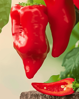 Paprika Piquillo siemenet luomu Capsicum annuum yksivuotinen