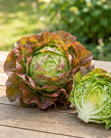 Salaatti Wonder Der Vier Jaargetijden (Lactuca sativa) – luomuvuosikasviperennoja SeedsChoicelta