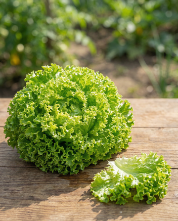 Salaatti Bionda A Foglia Riccia (Lactuca sativa) – luomulaatuiset yksivuotiset vihanneksien siemenet SeedsChoicelta