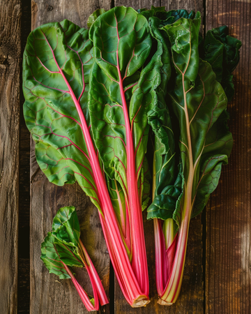 Lehtimangoldin siemenet Rhubarb (Beta vulgaris) – luomulaatuinen yksivuotinen vihannes