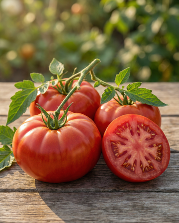 Lihatomaatti Marmande (Solanum lycopersicum) – luomusiemenet yksivuotiselle vihannekselle SeedsChoicelta