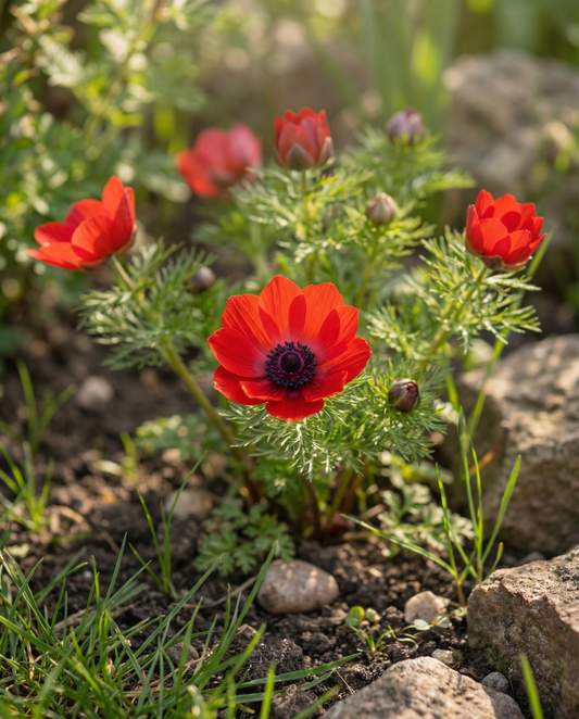 Pheasant's Eye (Adonis aestivalis) – annual flower seeds from SeedsChoice