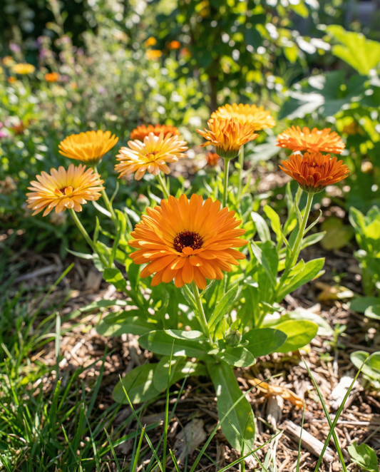 Kehäkukka Pacific Beauty (Calendula officinalis) – yksivuotisen kukan siemenet SeedsChoicelta
