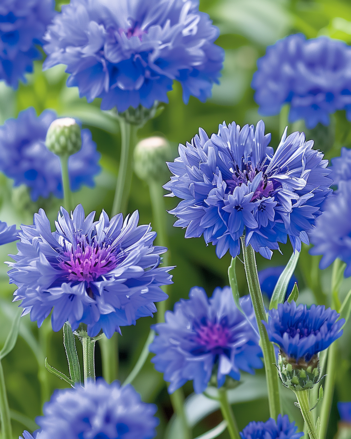 Ruiskaunokki Blue Ball siemenet (Centaurea cyanus) – vuosikukkanen