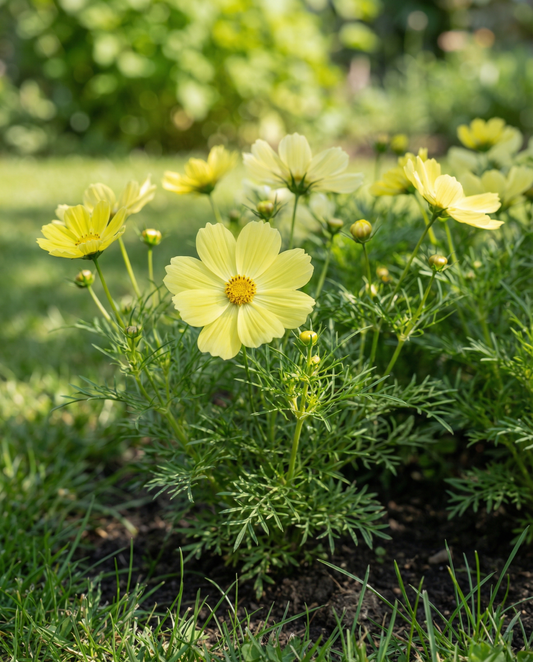 Xanthos (Cosmos bipinnatus) – yksivuotiset kukkasiemenet SeedsChoice-verkkokaupasta