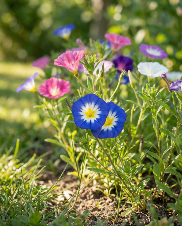 Kääpiösiemenet (Convolvulus tricolor) – yksivuotinen sekoitus