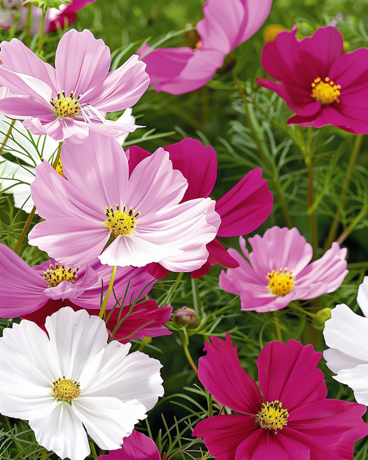 Sensation Mixed siemenet (Cosmos bipinnatus) – yksivuotinen sekoitus