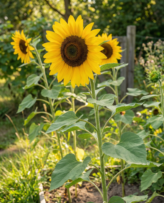 Auringonkukka Giganteus 250 cm korkea (Helianthus annuus) – yksivuotisen kukan siemenet SeedsChoice-verkkokaupasta