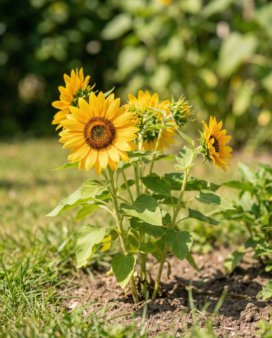 Auringonkukka ruukkuihin Pacino 40 cm (Helianthus annuus) – yksivuotisen kukan siemenet SeedsChoice-verkkokaupasta