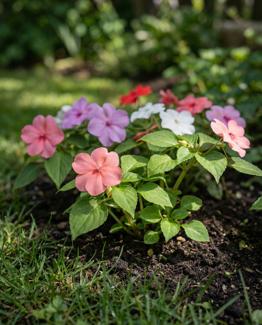 Busy Lizzie Baby Mixed (Impatiens walleriana) – yksivuotiset kukkasiemenet, SeedsChoice