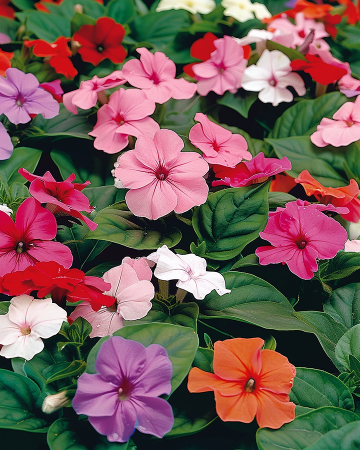 Busy Lizzie Baby Mixed -siemenet (Impatiens walleriana) – yksivuotinen kukka
