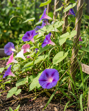 Mixed Colors Climber Flowering Vine (Ipomoea purpurea) – yksivuotiset köynnössiemenet SeedsChoicelta