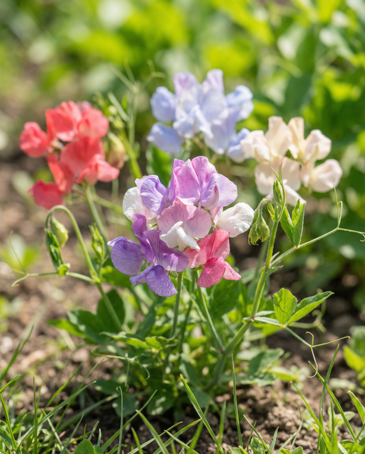 Tuoksuherne Bijou Mix (Lathyrus odoratus) – yksivuotiset kukkasiemenet SeedsChoicelta