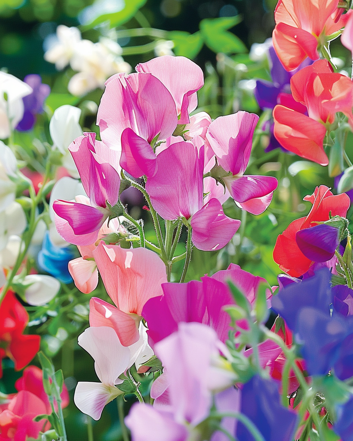 Sweet Pea Colorama Mix seeds (Lathyrus odoratus) – annual flower