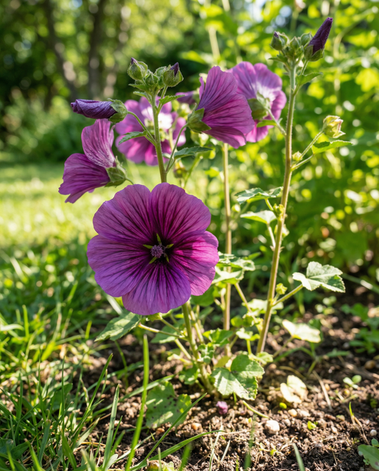 Purple Queen (Malope trifida) – yksivuotiset siemenet SeedsChoice-verkkokaupasta