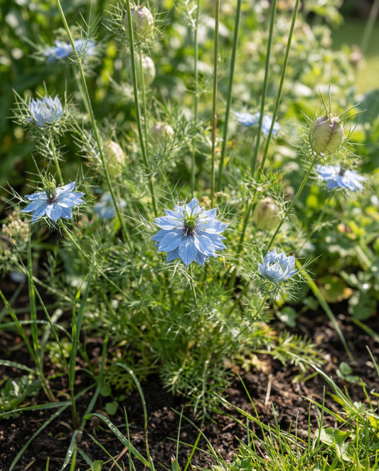 Love In The Mist Miss Jekyll Blue (Nigella damascena) – annual flower seeds from SeedsChoice
