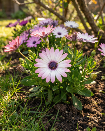 Afrikankamomilla Akila (Osteospermum ecklonis) – yksivuotinen sekoitus, siemenet SeedsChoicelta