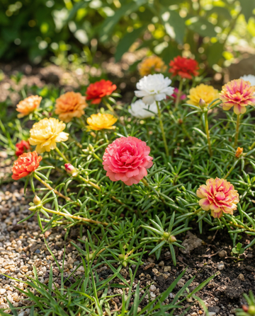 Double Mixed (Portulaca grandiflora) – yksivuotiset kukkasiemenet SeedsChoicelta