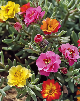 Portulaca Seeds Portulaca Grandiflora Double Mixed Annual Flowers