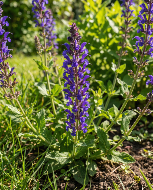 Meadow Sage New Dimension Blue (Salvia nemorosa) – monivuotiset siemenet SeedsChoicelta
