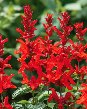 St. John's Fire -siemenet (Salvia splendens) – yksivuotinen kukka