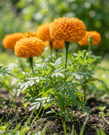 Afrikkalainen samettikukka Hawaii (Tagetes erecta) – yksivuotiset kukkasiemenet SeedsChoicelta