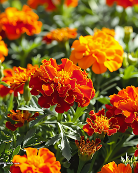 Ranskalaissamettikukan siemenet Tagetes Patula vuosikasvi Petite Harmony