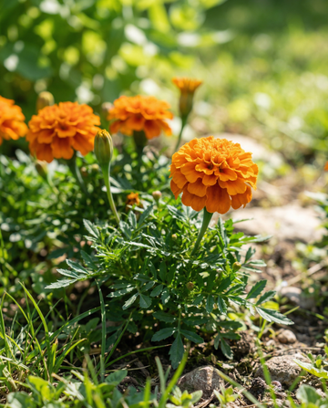 Ranskalainen samettikukka Bolero (Tagetes patula) – yksivuotiset kukkasiemenet | SeedsChoice