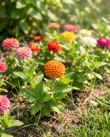 Lilliput Mixed (Zinnia elegans) – yksivuotisen sekoituksen siemeniä SeedsChoicelta