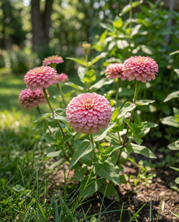 Lilliput Rose Gem (Zinnia elegans) – yksivuotiset siemenet SeedsChoicelta