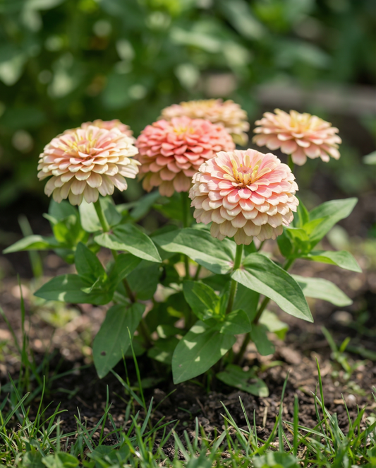 Thumbelina Dwarf Mixed (Zinnia elegans) – yksivuotiset sekoitussiemenet SeedsChoicelta