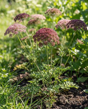 Red Ornamental Carrot Dara koristeporkkana (Daucus carota) – kaksivuotiset vihannessiemenet SeedsChoicelta
