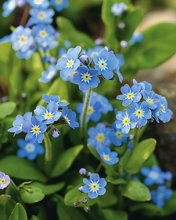 Sininen lemmikki -siemenet (Myosotis alpestris) – kaksivuotiset kukkasiemenet