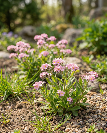 Lemmikki Victoria Pink (Myosotis alpestris) – kaksivuotiset kukkasiemenet SeedsChoicelta