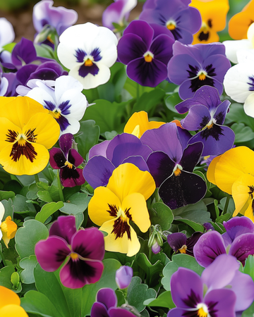Orvokki Swiss Giants Mixed siemenet (Viola wittrockiana) – kaksivuotinen kukka