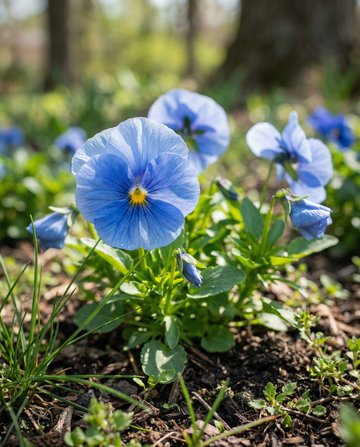 Orvokin Ullwater (Viola wittrockiana) – kaksivuotiset kukkien siemenet SeedsChoicelta