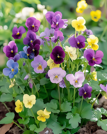 Bambini Mixed seeds (Viola cornuta) – biennial flower