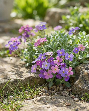 Rock Cress Mix (Aubrieta hybrida) – monivuotiset kasvisiemenet SeedsChoicelta