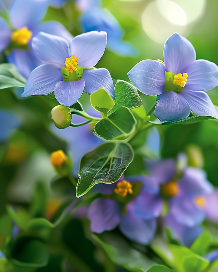 Persian Violet Midget Blue -siemenet (Exacum affine) – yksivuotinen kukka
