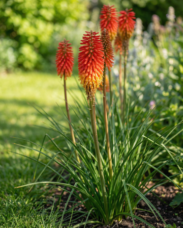 Red Hot Poker Tritoma Royal Castle Hybrids (Kniphofia uvaria) – monivuotiset siemenet SeedsChoicelta