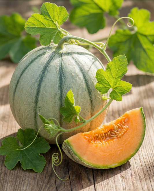 Charentais Melon (Cucumis melo) – annual vegetable seeds from SeedsChoice