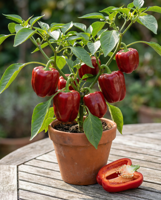 Sweet Pepper Redskin F1 (Capsicum annuum) – annual vegetable seeds from SeedsChoice