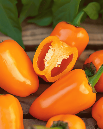 Makea paprika Snacking Mini Orange siemenet (Capsicum annuum) – yksivuotinen vihannes