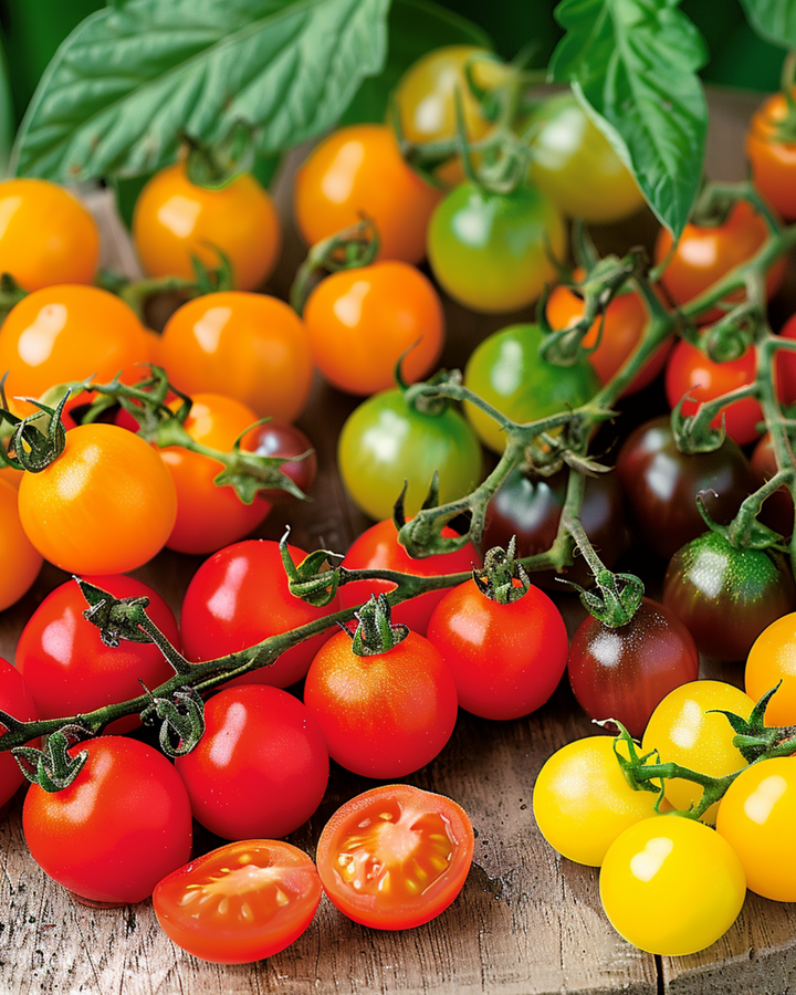 Cherry Tomato Mixed Pack seeds (Solanum lycopersicum) – annual vegetable