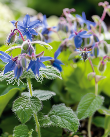 Boraasin siemenet (Borago officinalis) – yksivuotinen yrtti
